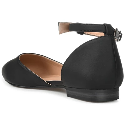 Journee Collection Womens Vielo Ballet Almond Toe Buckle Flats 8 Journee Collection Womens Vielo Ballet Almond Toe Buckle Flats - Image 6