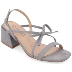 Journee Collection Womens Amity Sling Back Multi Strap Block Heel Sandals -Journee Collection GUEST 6b27d0de e2bb 425b a495 234a5e13909d