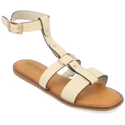 Journee Collection Womens Eleanora Tru Comfort Foam Multi Strap Flat Sandal -Journee Collection GUEST 6b6a89ca 49f1 46eb acb0 ca338b2d0ca0