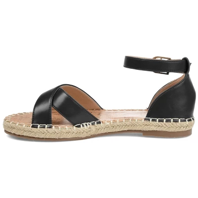 Journee Collection Womens Lyddia Espadrille Flat Sandals 3 Journee Collection Womens Lyddia Espadrille Flat Sandals