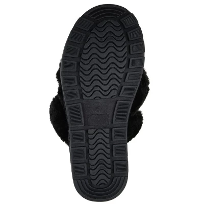 Journee Collection Womens Quiet Comfort Insole Slip On Slide Open Toe Slippers 6 Journee Collection Womens Quiet Comfort Insole Slip On Slide Open Toe Slippers - Image 4