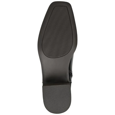 Journee Collection Womens Aubrie Tru Comfort Foam Inside Zip Stacked Heel Booties 6 Journee Collection Womens Aubrie Tru Comfort Foam Inside Zip Stacked Heel Booties - Image 4