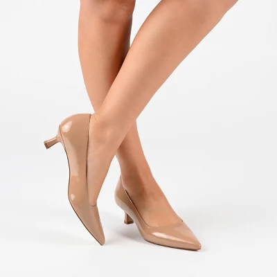 Journee Collection Womens Celica Slip On Kitten Heel Pointed Toe Pumps 10 Journee Collection Womens Celica Slip On Kitten Heel Pointed Toe Pumps - Image 8