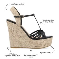 Journee Collection Womens Yara Tru Comfort Foam Buckle Espadrille Wedge Sandals 20 Journee Collection Womens Yara Tru Comfort Foam Buckle Espadrille Wedge Sandals -Journee Collection GUEST 6ec90e41 5496 496e a7fb 62a5ebf3ef7d