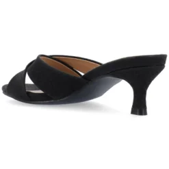 Journee Collection Womens Berkly Kitten Heel Slip On Open Toe Pumps -Journee Collection GUEST 6ee64006 a072 4ea8 80fb 6182ea37db70