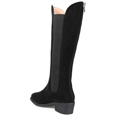 Journee Collection Womens Celesst Tru Comfort Foam Extra Wide Calf Stacked Heel Knee High Boots 7 Journee Collection Womens Celesst Tru Comfort Foam Extra Wide Calf Stacked Heel Knee High Boots - Image 6