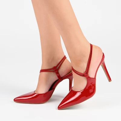 Journee Collection Womens Gracelle Pull On High Stiletto Pointed Toe Pumps 10 Journee Collection Womens Gracelle Pull On High Stiletto Pointed Toe Pumps - Image 8