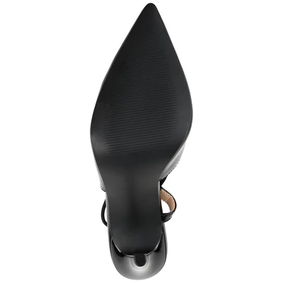 Journee Collection Womens Gracelle Pull On High Stiletto Pointed Toe Pumps 6 Journee Collection Womens Gracelle Pull On High Stiletto Pointed Toe Pumps - Image 4