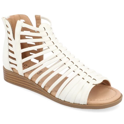 Journee Collection Womens Delilah Tru Comfort Foam Gladiator Sliver Wedge Sandals 16 Journee Collection Womens Delilah Tru Comfort Foam Gladiator Sliver Wedge Sandals - Image 14