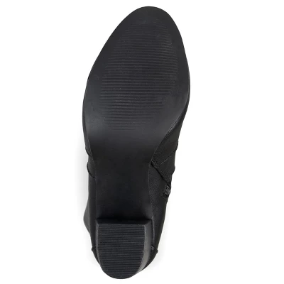 Journee Collection Womens Carver Wide Calf Stacked Heel Knee High Boots 6 Journee Collection Womens Carver Wide Calf Stacked Heel Knee High Boots - Image 4