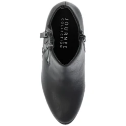 Journee Collection Womens Vally Inside Zip Stacked Heel Booties -Journee Collection GUEST 72d802f4 60a0 4273 9456 f9a593004e73