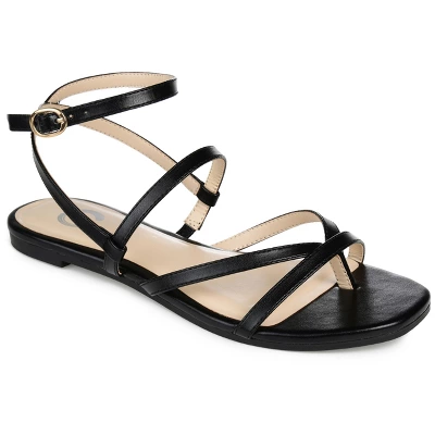 Journee Collection Womens Serissa Multi Strap Flat Sandals 11 Journee Collection Womens Serissa Multi Strap Flat Sandals - Image 9