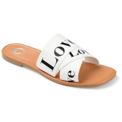 Journee Collection Womens Ivante Tru Comfort Foam Slide Flat Sandals 13 Journee Collection Womens Ivante Tru Comfort Foam Slide Flat Sandals - Image 11