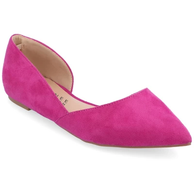 Journee Collection Womens Ester Slip On Pointed Toe D'Orsay Flats 14 Journee Collection Womens Ester Slip On Pointed Toe D'Orsay Flats - Image 12