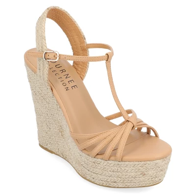 Journee Collection Womens Yara Tru Comfort Foam Buckle Espadrille Wedge Sandals 12 Journee Collection Womens Yara Tru Comfort Foam Buckle Espadrille Wedge Sandals - Image 10