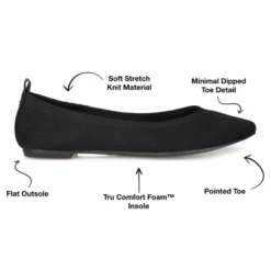 Journee Collection Womens Veata Tru Comfort Foam Slip On Pointed Toe Ballet Flats 20 Journee Collection Womens Veata Tru Comfort Foam Slip On Pointed Toe Ballet Flats -Journee Collection GUEST 77429a5c 3bd0 4fd9 b879 40c136ebc02b