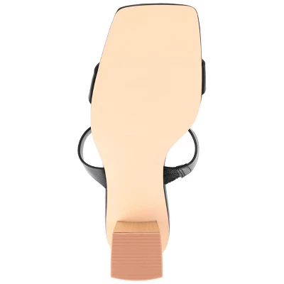Journee Collection Womens Nolla Tru Comfort Foam Open Square Toe Block Heel Sandals 6 Journee Collection Womens Nolla Tru Comfort Foam Open Square Toe Block Heel Sandals - Image 4