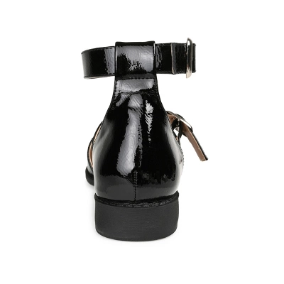 Journee Collection Womens Constance Buckle Round Toe Mary Jane Flats 4 Journee Collection Womens Constance Buckle Round Toe Mary Jane Flats - Image 2