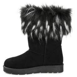 Journee Collection Womens Zorah Round Toe Pull On Winter Boots