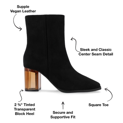 Journee Collection Women's Tru Comfort Foam™ Clearie Booties 9 Journee Collection Women's Tru Comfort Foam™ Clearie Booties - Image 7