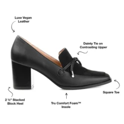 Journee Collection Womens Crawford Tru Comfort Foam Square Toe Mid Stacked Heel Pumps 19 Journee Collection Womens Crawford Tru Comfort Foam Square Toe Mid Stacked Heel Pumps -Journee Collection GUEST 79b995b0 858d 43c0 94b5 c5f1fa750a91