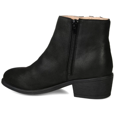 Journee Collection Womens Jayda Inside Zip Stacked Heel Booties 8 Journee Collection Womens Jayda Inside Zip Stacked Heel Booties - Image 6