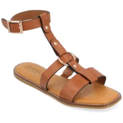 Journee Collection Womens Eleanora Tru Comfort Foam Multi Strap Flat Sandal -Journee Collection GUEST 79d69469 de0c 454b b090 769742ac6833