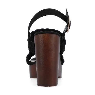 Journee Collection Womens Ayvee Tru Comfort Foam Buckle Platform Wedge Sandals 4 Journee Collection Womens Ayvee Tru Comfort Foam Buckle Platform Wedge Sandals - Image 2