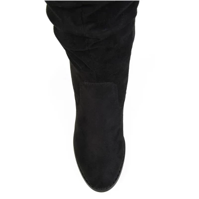 Journee Collection Womens Kaison Wide Calf Stacked Heel Over The Knee Boots 5 Journee Collection Womens Kaison Wide Calf Stacked Heel Over The Knee Boots - Image 3