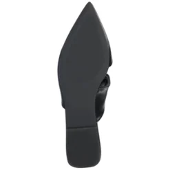 Journee Collection Womens Enniss Open Side Pointed Toe Mule Flats -Journee Collection GUEST 7afbc6da 469f 4b55 a68d 23e7c58d3cee