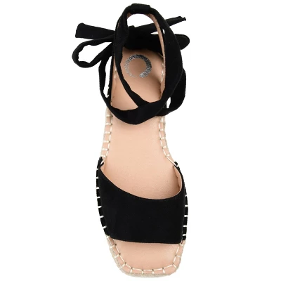 Journee Collection Womens Emelie Tru Comfort Foam Espadrille Flat Sandals 5 Journee Collection Womens Emelie Tru Comfort Foam Espadrille Flat Sandals - Image 3