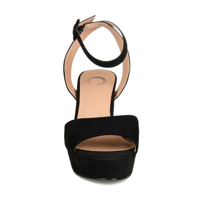 Journee Collection Womens Nairri Open Toe High Block Heel Pumps 7 Journee Collection Womens Nairri Open Toe High Block Heel Pumps - Image 5