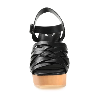 Journee Collection Womens Addisyn Tru Comfort Foam Woven Detail Clog Sandals 7 Journee Collection Womens Addisyn Tru Comfort Foam Woven Detail Clog Sandals - Image 5