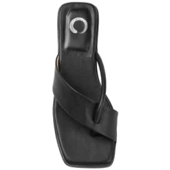 Journee Collection Womens Mina Tru Comfort Foam Flip Flop Low Block Heel Sandals -Journee Collection GUEST 7d2b045e 4bcd 46c5 8824 139f7b7ea47f