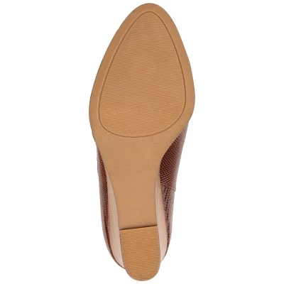 Journee Collection Womens Glam Tru Comfort Foam Inside Zip Wedge Booties 6 Journee Collection Womens Glam Tru Comfort Foam Inside Zip Wedge Booties - Image 4