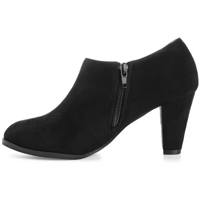 Journee Collection Womens Sanzi Comfort Insole Inside Zip Block Heel Booties 3 Journee Collection Womens Sanzi Comfort Insole Inside Zip Block Heel Booties