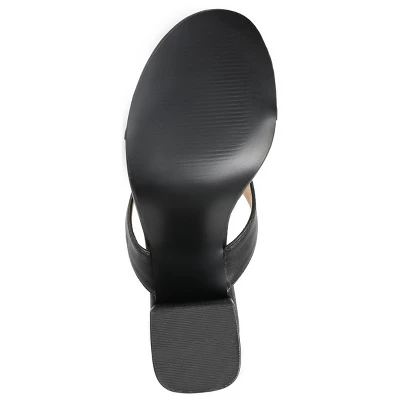 Journee Collection Womens Alika Slip On Block Heel Sandals 6 Journee Collection Womens Alika Slip On Block Heel Sandals - Image 4