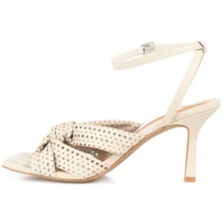 Journee Collection Womens Naommi Tru Comfort Foam Open Toe Mid Stiletto Pumps