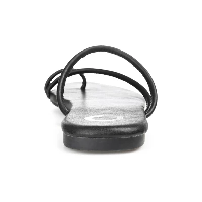 Journee Collection Womens Tanaya Slide Low Block Heel Sandals 4 Journee Collection Womens Tanaya Slide Low Block Heel Sandals - Image 2