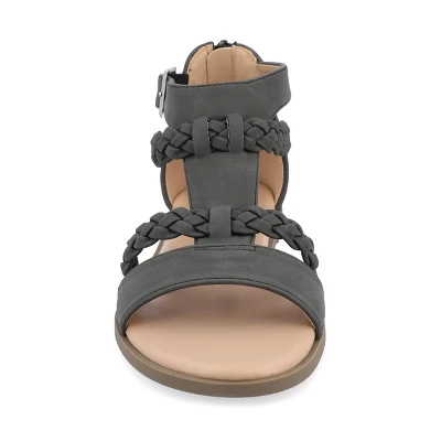 Journee Collection Womens Florence Tru Comfort Foam Gladiator Flat Sandals 7 Journee Collection Womens Florence Tru Comfort Foam Gladiator Flat Sandals - Image 5