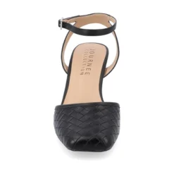 Journee Collection Womens Moriah Embossed Ankle Strap Square Toe Pumps -Journee Collection GUEST 85a2cc77 2aa3 4918 afdf fe1596750fd5