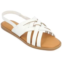 Journee Collection Womens Merrin Tru Comfort Foam Sling Back Flat Sandal 25 Journee Collection Womens Merrin Tru Comfort Foam Sling Back Flat Sandal -Journee Collection GUEST 85f917e8 8b01 4c2b bdbd 36af1ebe41d8