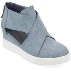 Journee Collection Womens Seena Round Toe Back Heel Zip Wedge Sneakers 24 Journee Collection Womens Seena Round Toe Back Heel Zip Wedge Sneakers -Journee Collection GUEST 873007a0 0309 43e4 9906 8747c4c3ac84