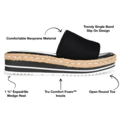 Journee Collection Womens Rosey Tru Comfort Foam Wedge Heel Espadrille Sandals 20 Journee Collection Womens Rosey Tru Comfort Foam Wedge Heel Espadrille Sandals -Journee Collection GUEST 877ee6d6 6295 4d7d 82ac 963280d5db5e