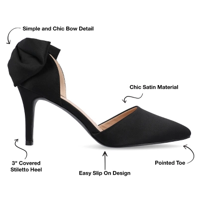 Journee Collection Women's Tanzi Pointed Toe Mid Heel Pumps 9 Journee Collection Women's Tanzi Pointed Toe Mid Heel Pumps - Image 7