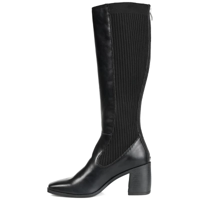 Journee Collection Womens Winny Tru Comfort Foam Wide Calf Stacked Heel Knee High Boots 3 Journee Collection Womens Winny Tru Comfort Foam Wide Calf Stacked Heel Knee High Boots