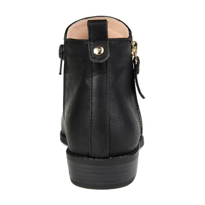 Journee Collection Womens Ellis Inside Zip Stacked Heel Booties 4 Journee Collection Womens Ellis Inside Zip Stacked Heel Booties - Image 2