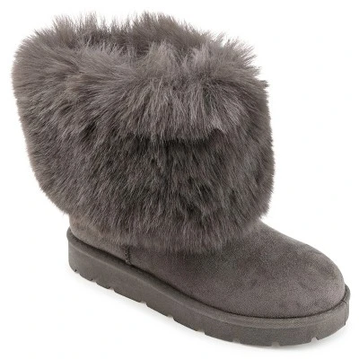 Journee Collection Womens Shanay Round Toe Pull On Winter Boots 12 Journee Collection Womens Shanay Round Toe Pull On Winter Boots - Image 10