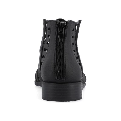 Journee Collection Womens Delilah Tru Comfort Foam Gladiator Sliver Wedge Sandals 4 Journee Collection Womens Delilah Tru Comfort Foam Gladiator Sliver Wedge Sandals - Image 2