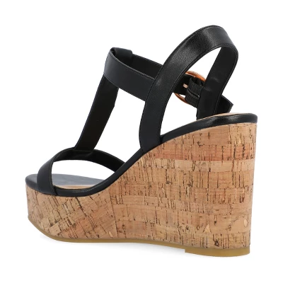 Journee Collection Womens Matildaa Tru Comfort Foam Buckle Platform Wedge Sandals 8 Journee Collection Womens Matildaa Tru Comfort Foam Buckle Platform Wedge Sandals - Image 6